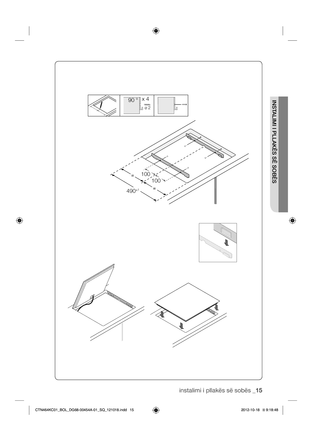 Samsung CTN464KC01/BOL manual 100 