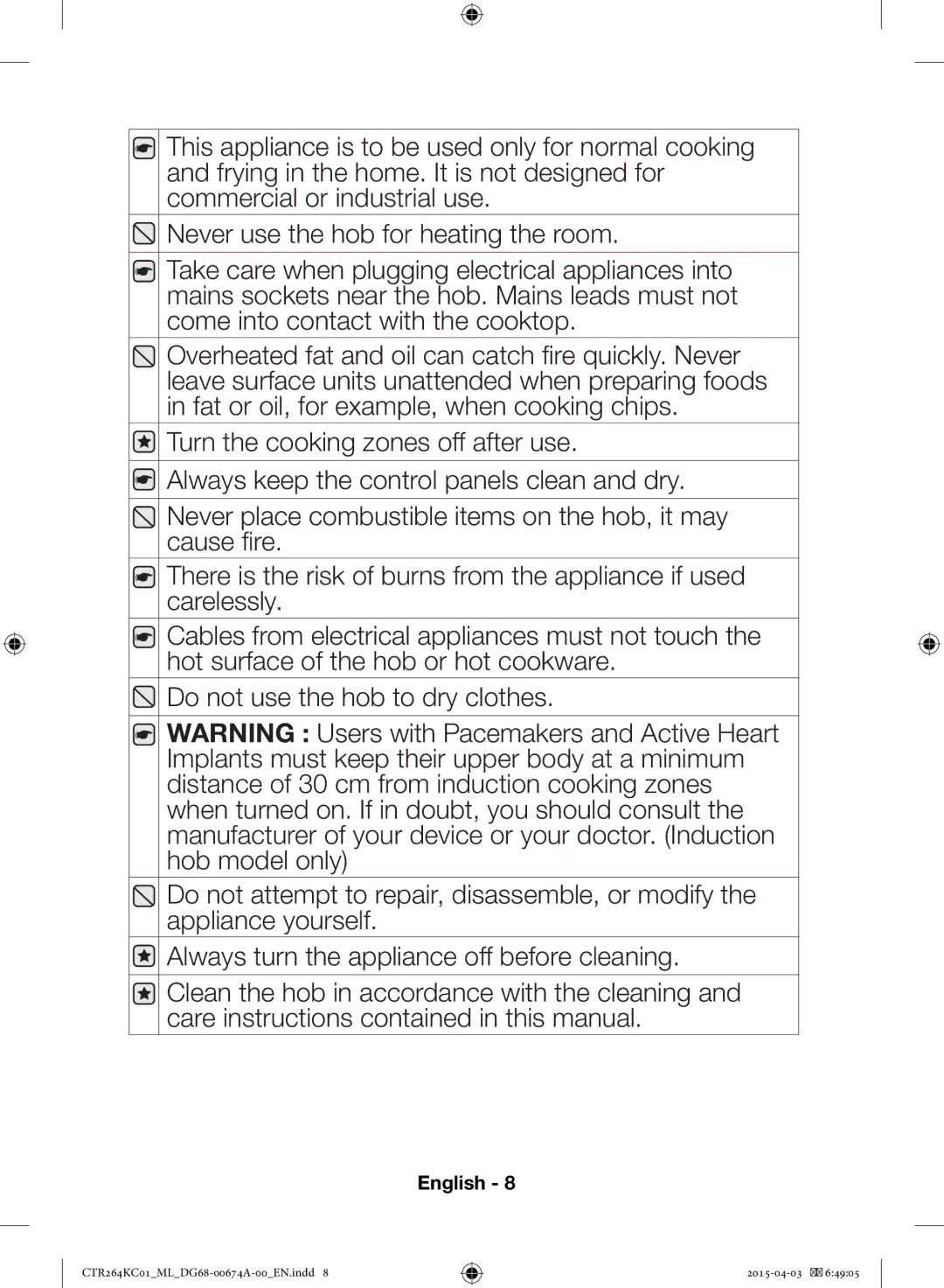 Samsung CTR264KC01/ML manual English 