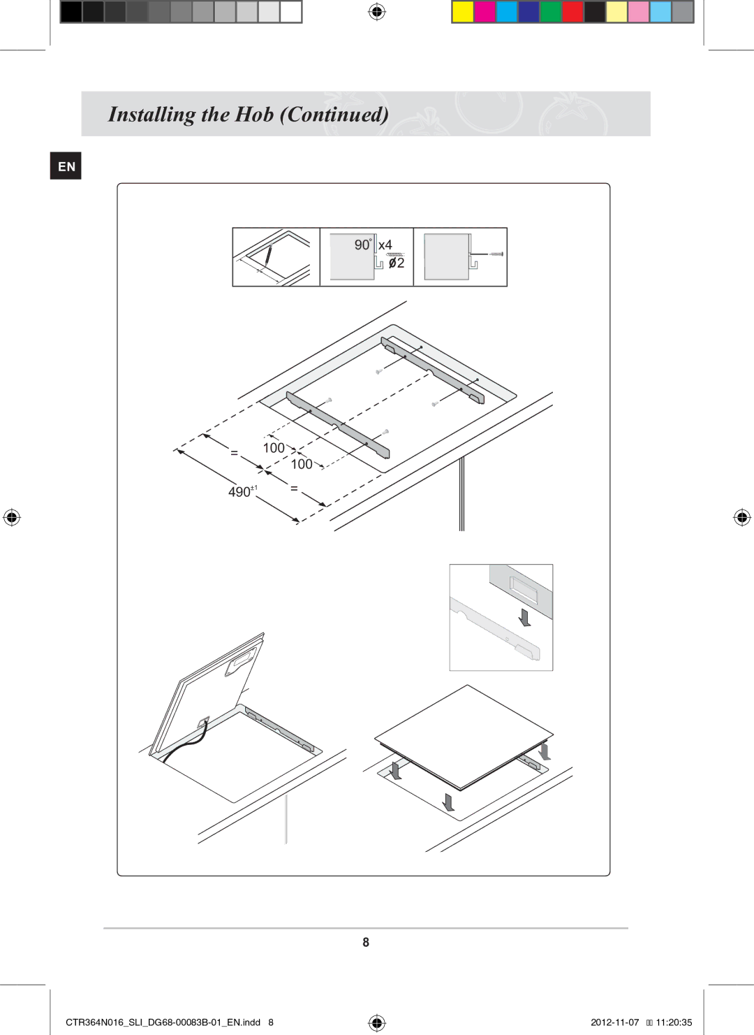 Samsung CTR364N016/SLI manual 100 490 +1 