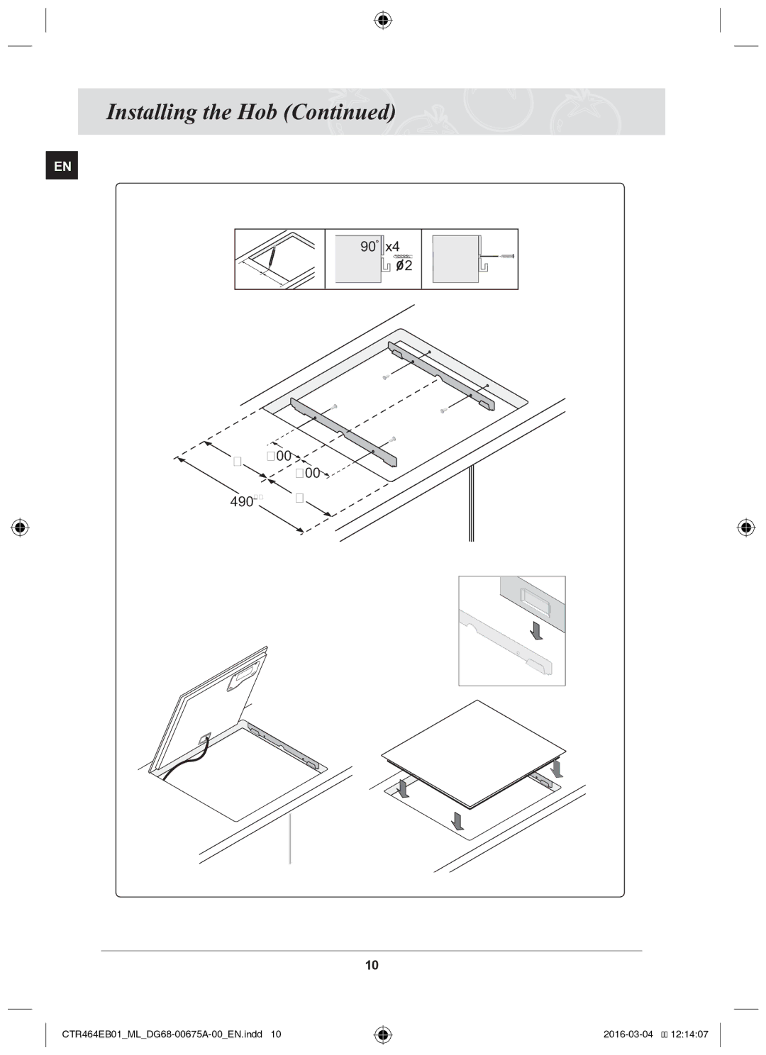 Samsung CTR464EB01/ML manual 490 