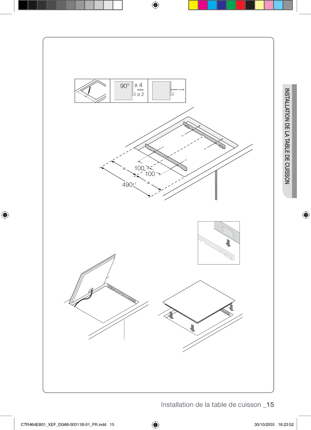 Samsung CTR464EB01/XEF manual = 100100 490±1 = 