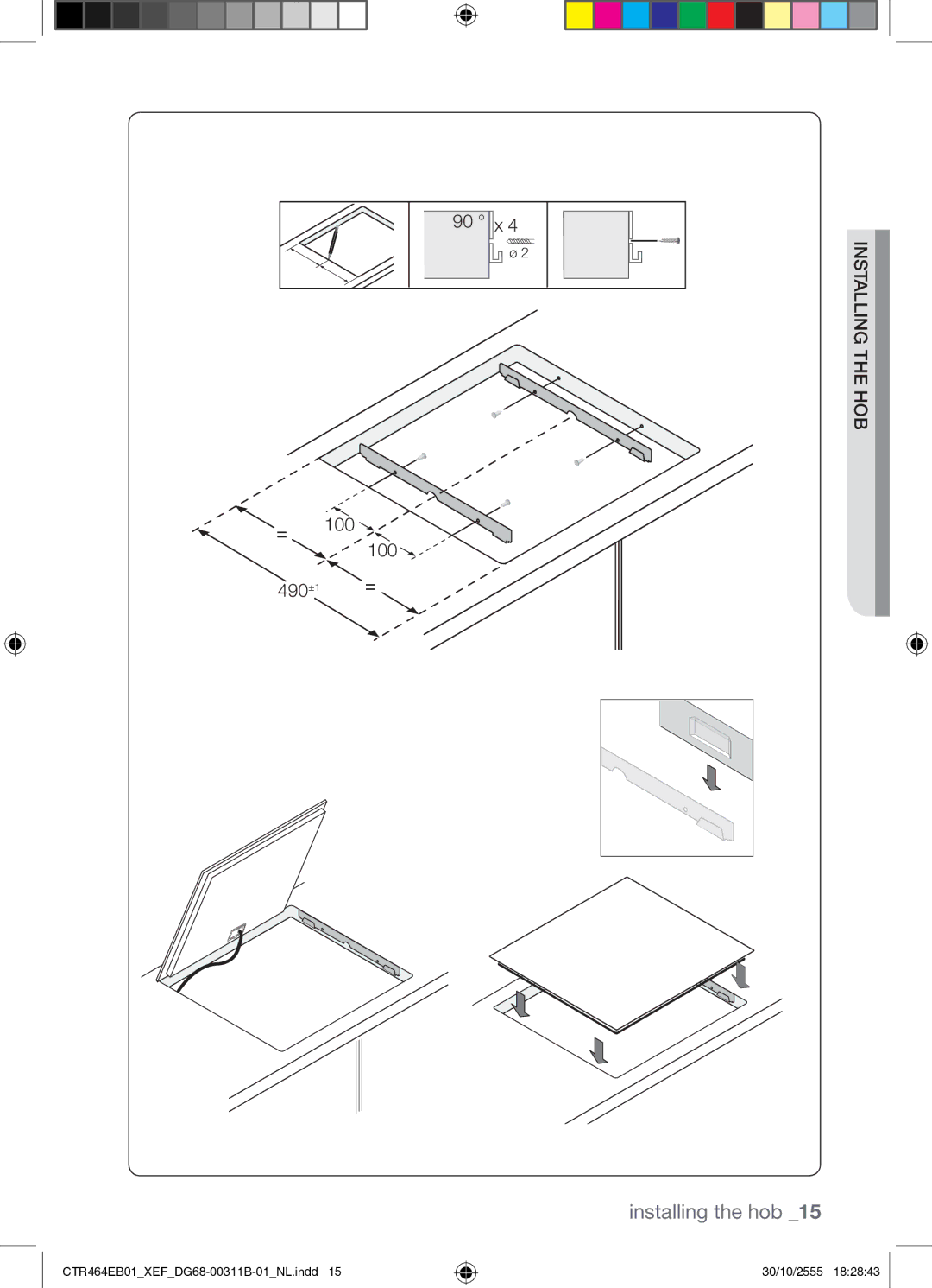 Samsung CTR464EB01/XEF manual Hobthe 90 x 