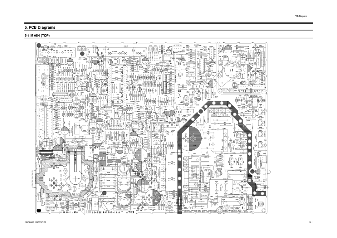 Samsung CW25M064NRXXEC specifications PCB Diagrams, Main TOP 