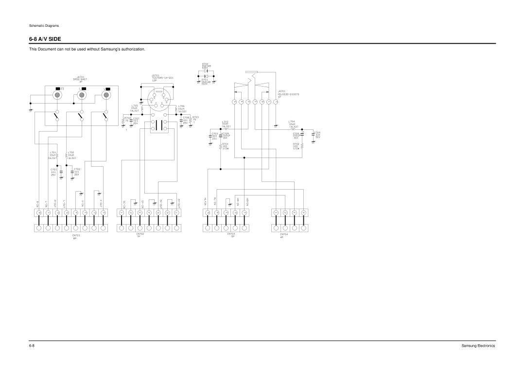 Samsung CW25M064NRXXEC specifications A/V Side 