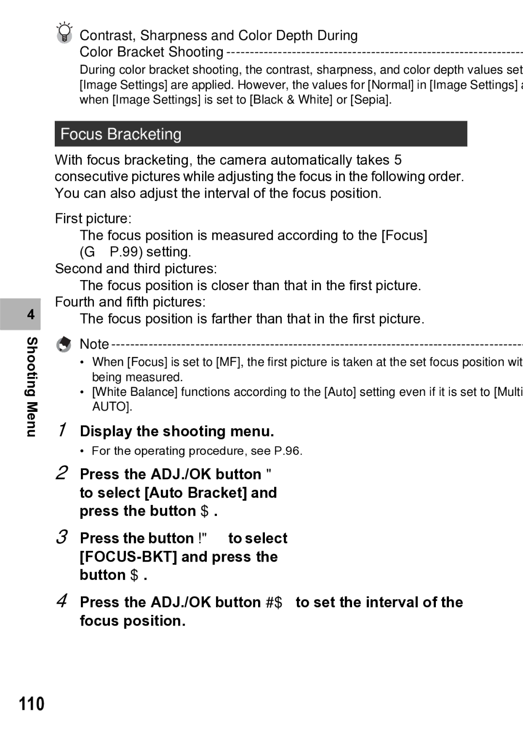 Samsung CX1 manual 110 