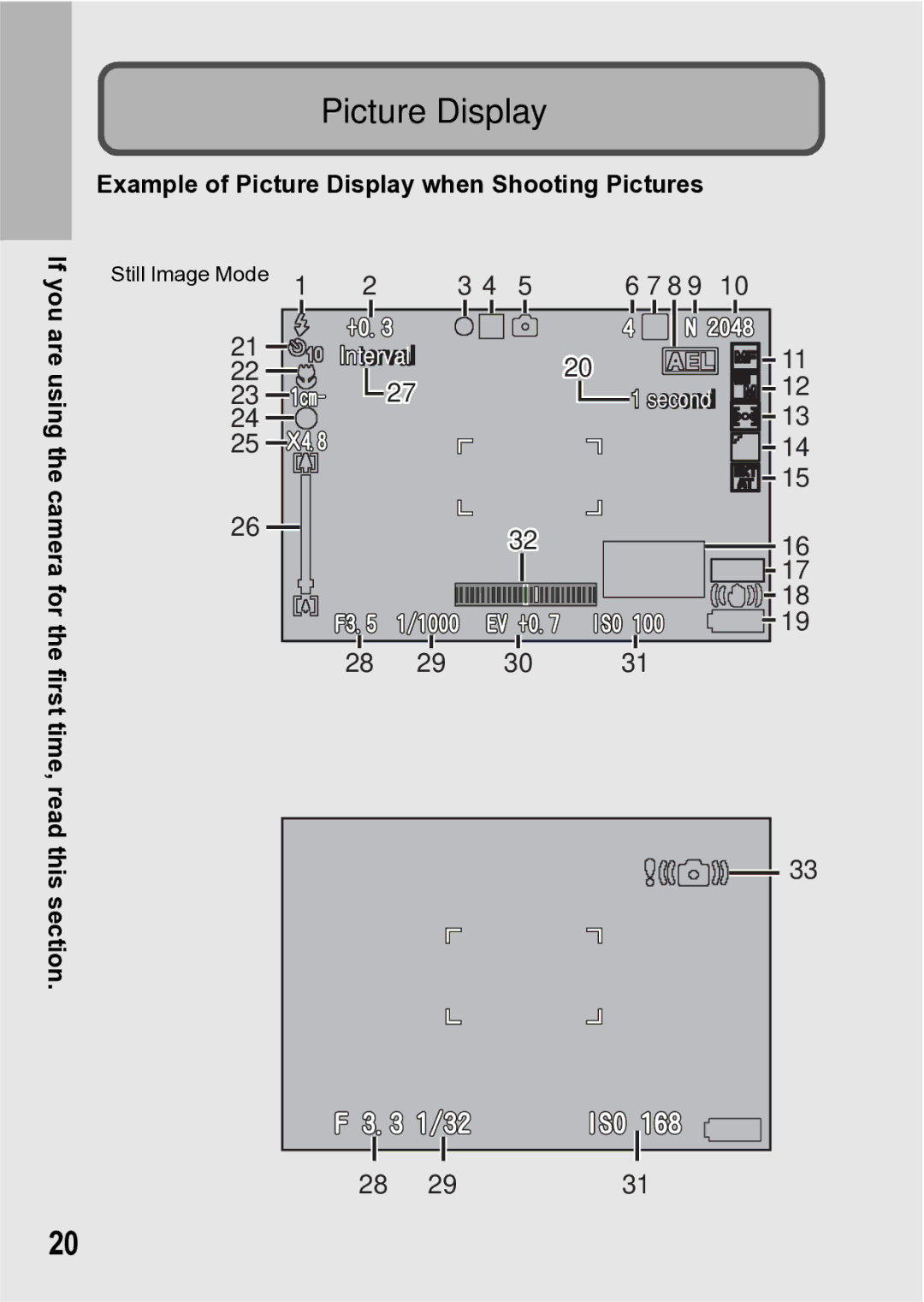 Samsung CX1 manual Picture Display, 8 9 