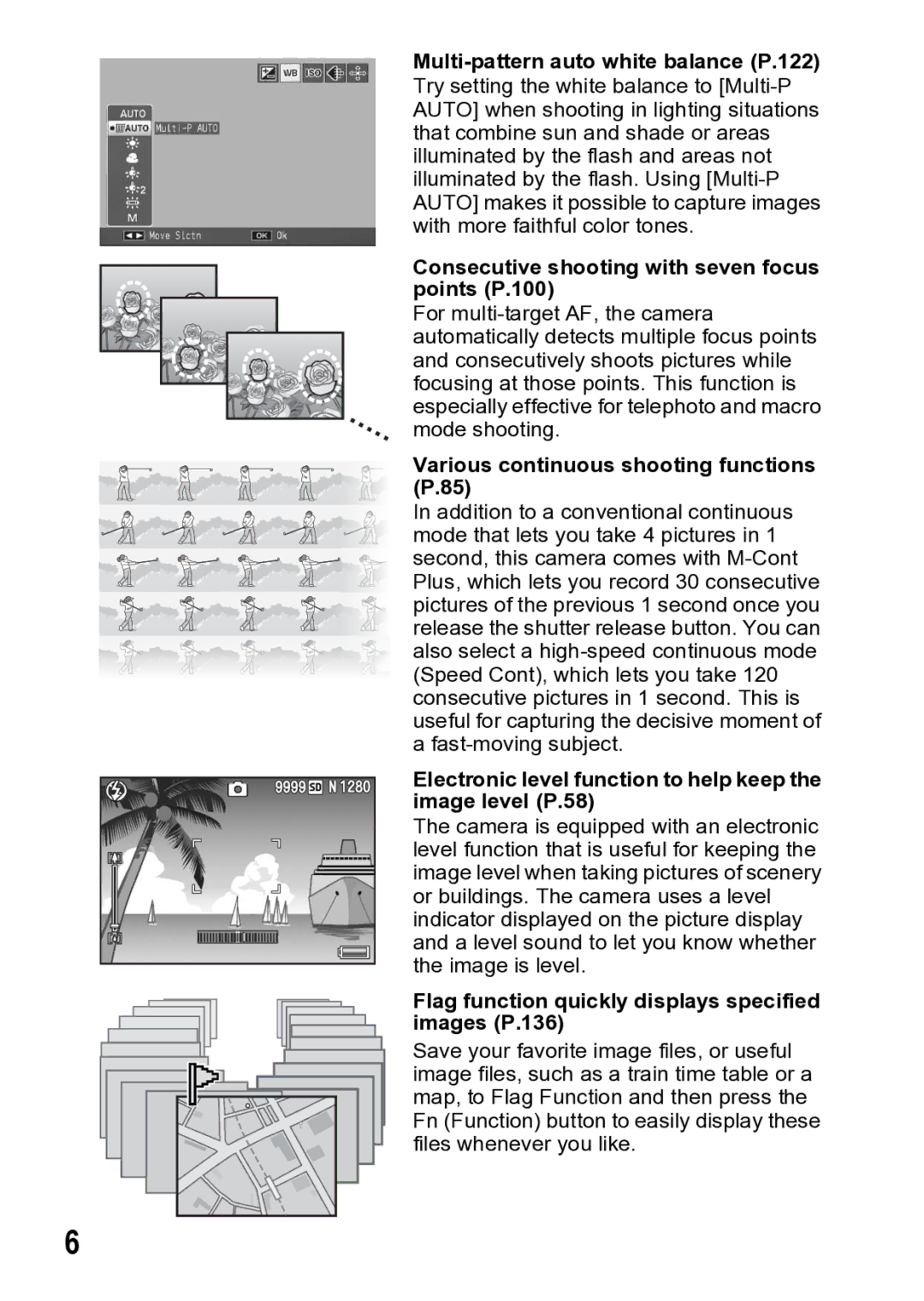 Samsung CX1 manual Multi-pattern auto white balance P.122 