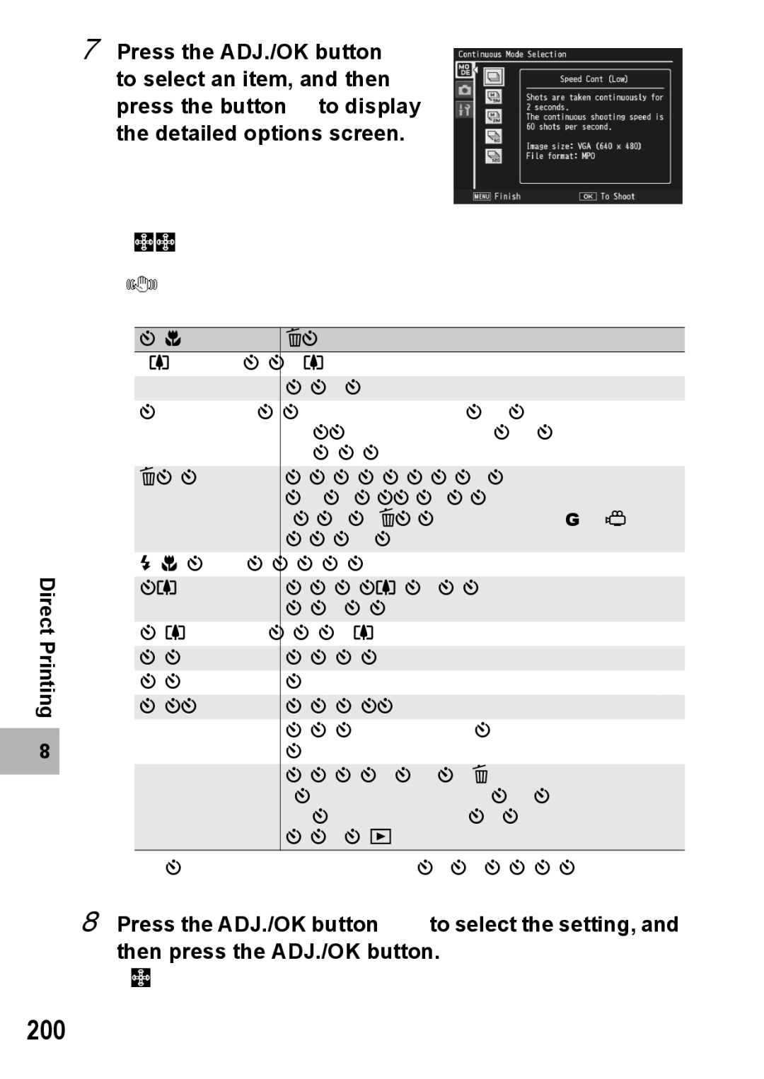 Samsung CX2 manual 200 