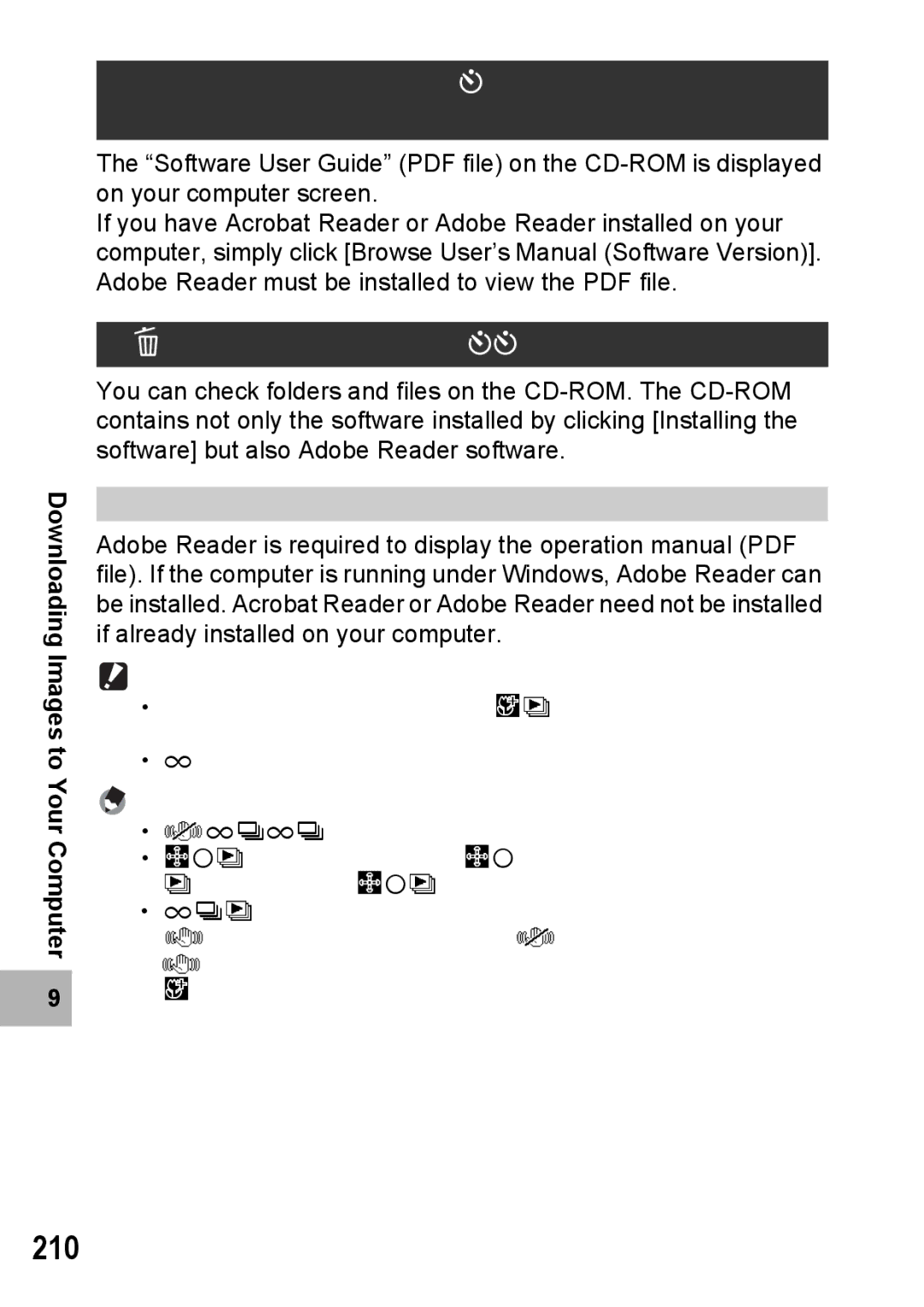 Samsung CX2 manual 210, Adobe Reader 