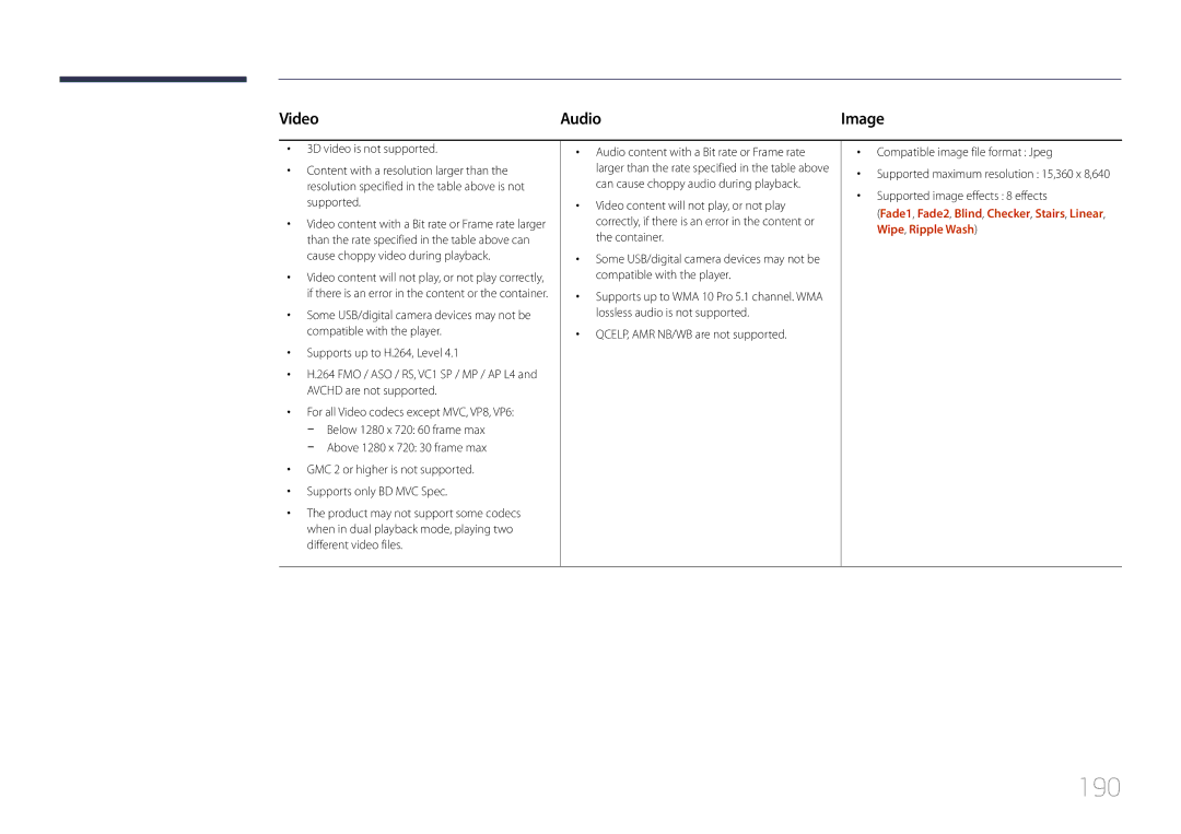 Samsung CYTM46LCA, ME40C user manual 190, Image 