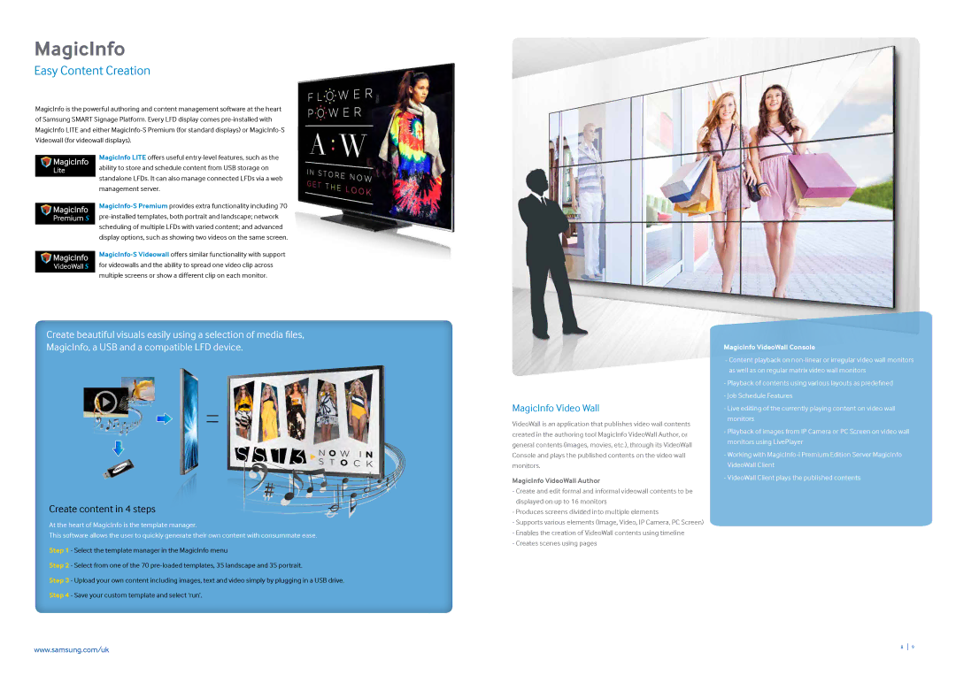 Samsung CYTM32LCA, CYTM55LCC brochure MagicInfo 