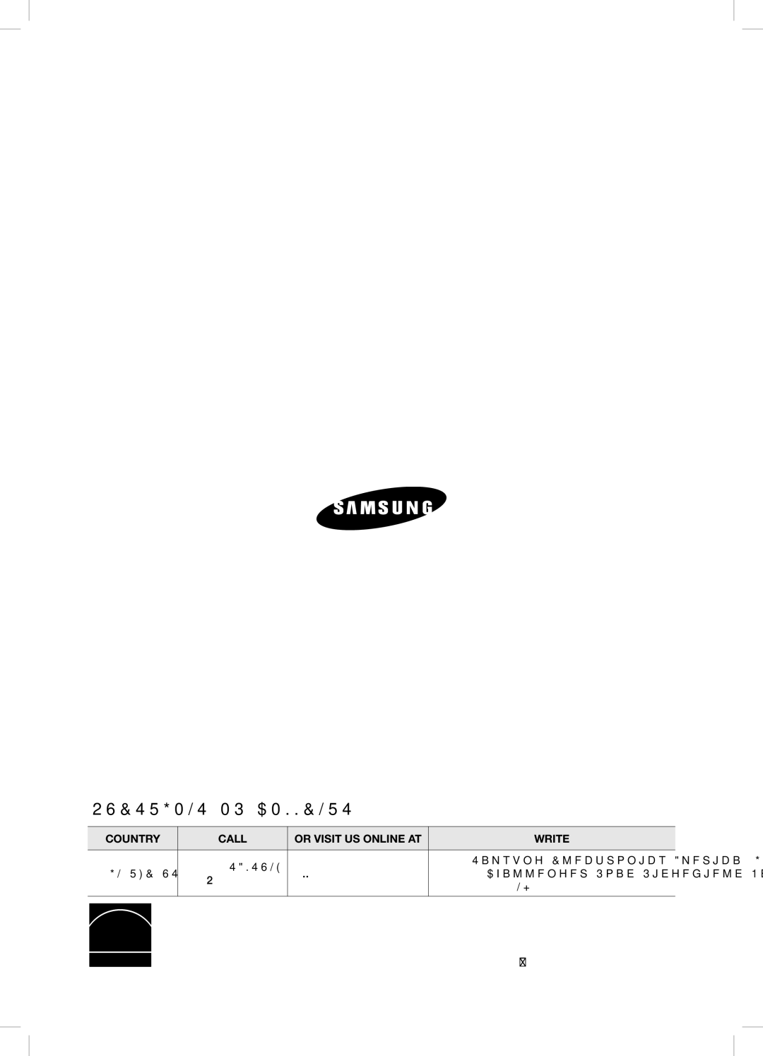 Samsung DA-E570 user manual Questions or COMMENTS?, Code No. AH68-02475E 