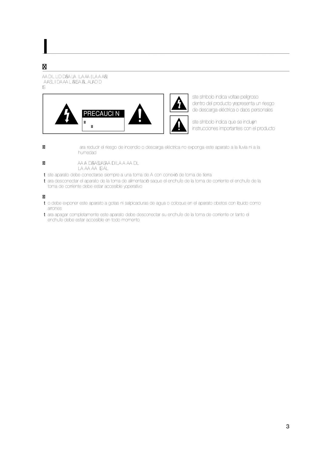 Samsung DA-E570/ZF manual Información de seguridad, Advertencias DE Seguridad 