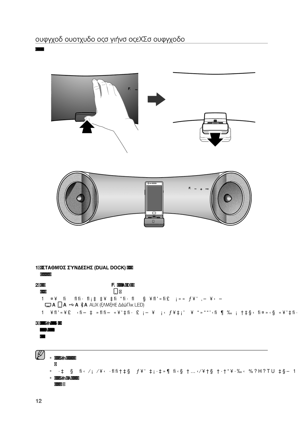 Samsung DA-E650/EN, DA-E651/EN manual ΣΥΝδεσή σΥσΚεΥήσ σΤΟ διΠΛΟ σΤΆΘΜΟ σΥΝδεσήσ 