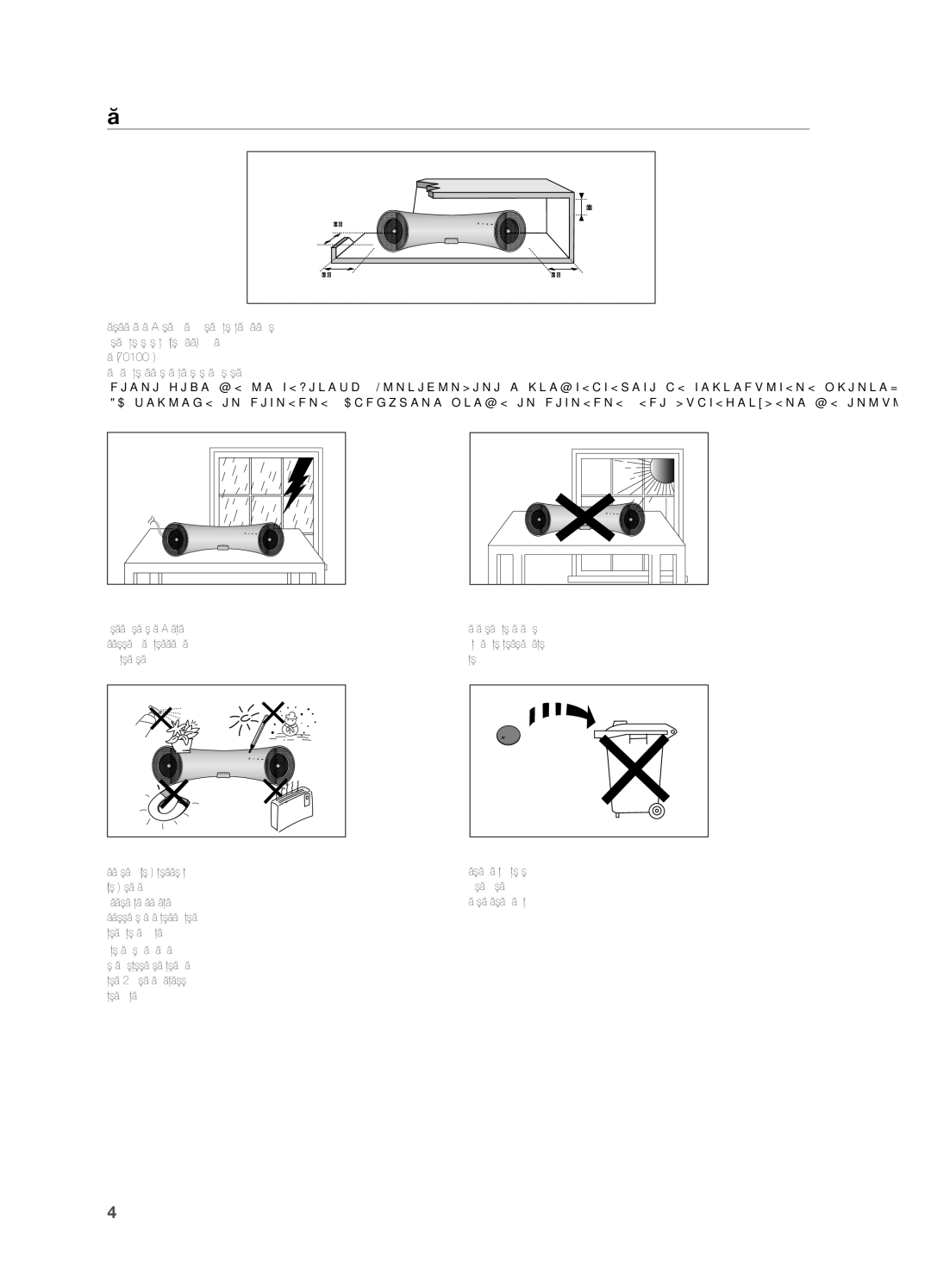 Samsung DA-E650/EN, DA-E651/EN manual ПРеДПАзни МеРКи 