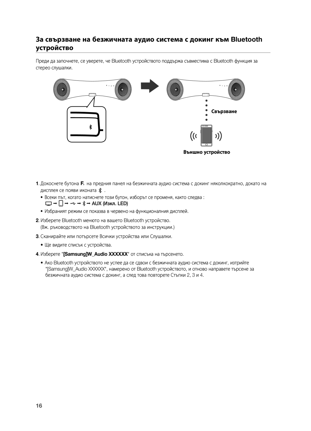 Samsung DA-E650/EN, DA-E651/EN manual Свързване Външно устройство 