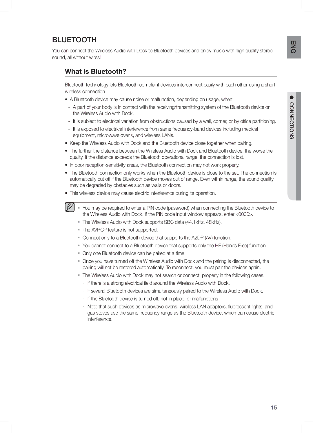 Samsung DA-E650/SQ manual What is Bluetooth? 