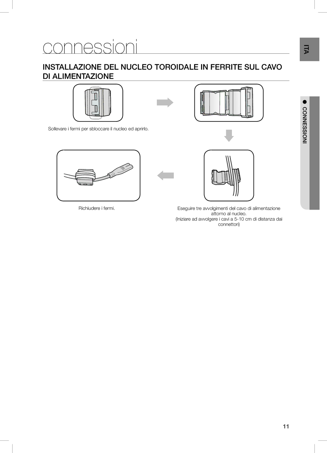 Samsung DA-E670/XE, DA-E670/EN, DA-E670/ZF manual Connessioni 