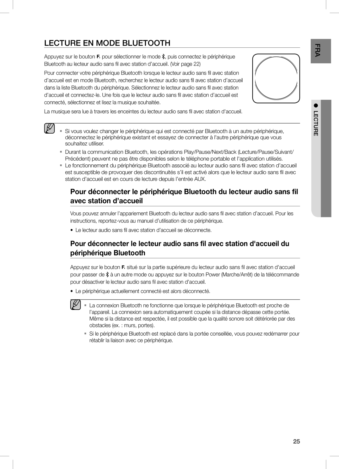 Samsung DA-E670/EN manual Lecture EN Mode Bluetooth 