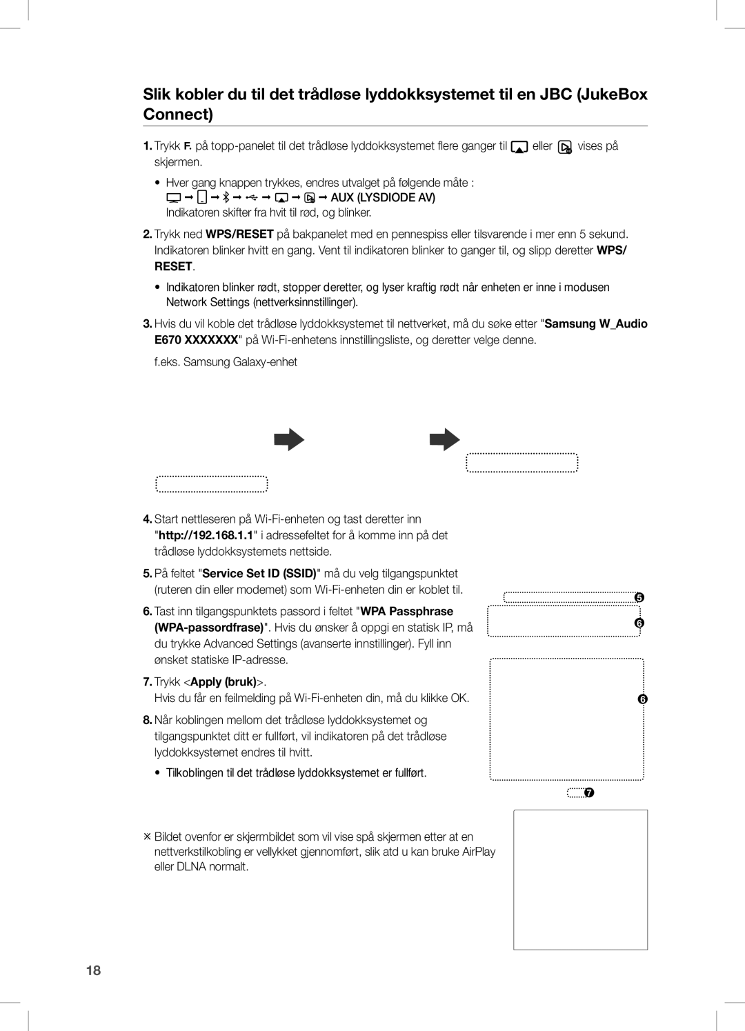 Samsung DA-E670/XE manual Reset 