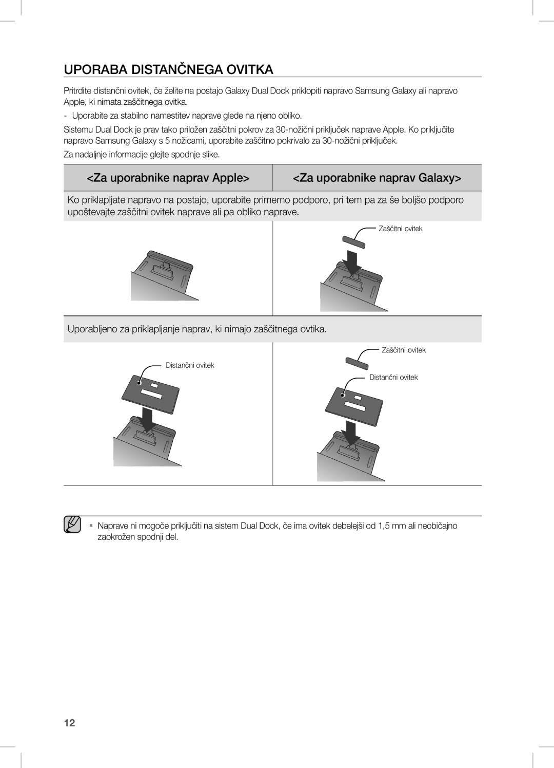 Samsung DA-E670/XE manual UPORaba DiSTanČneGa OViTKa, Za nadaljnje informacije glejte spodnje slike 