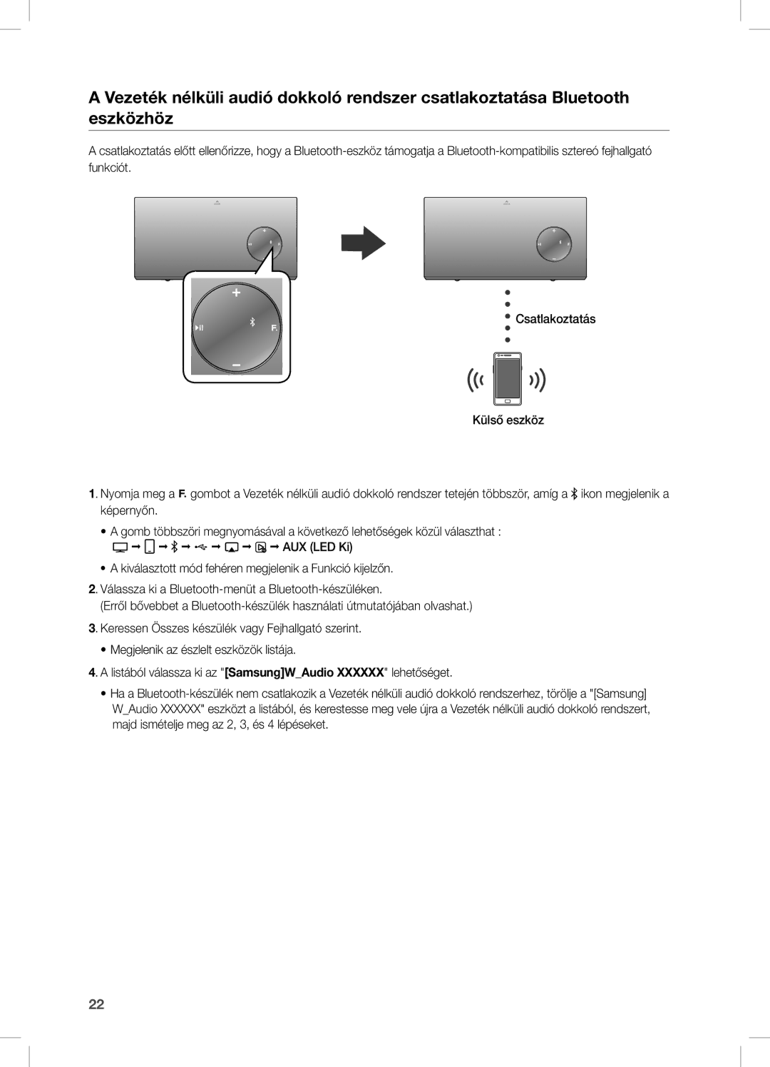 Samsung DA-E670/XE manual Dock 