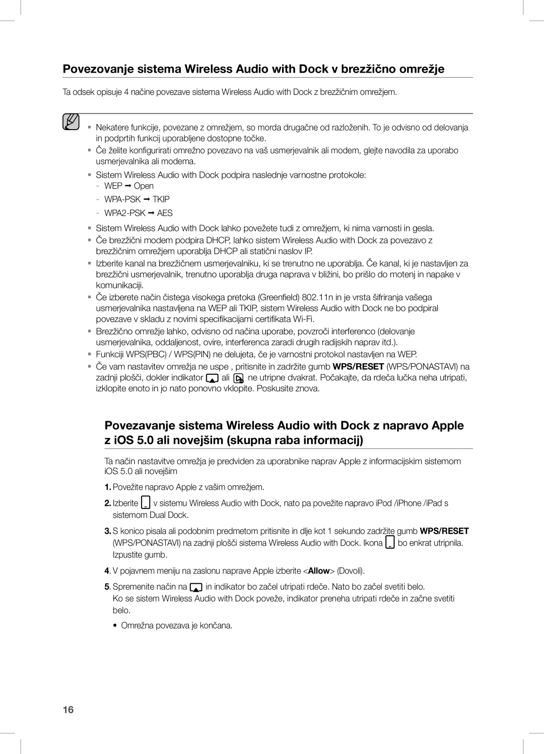 Samsung DA-E750/EN, DA-E751/EN, DA-E751/XE, DA-E750/XE manual WPA-PSK Tkip WPA2-PSK AES 