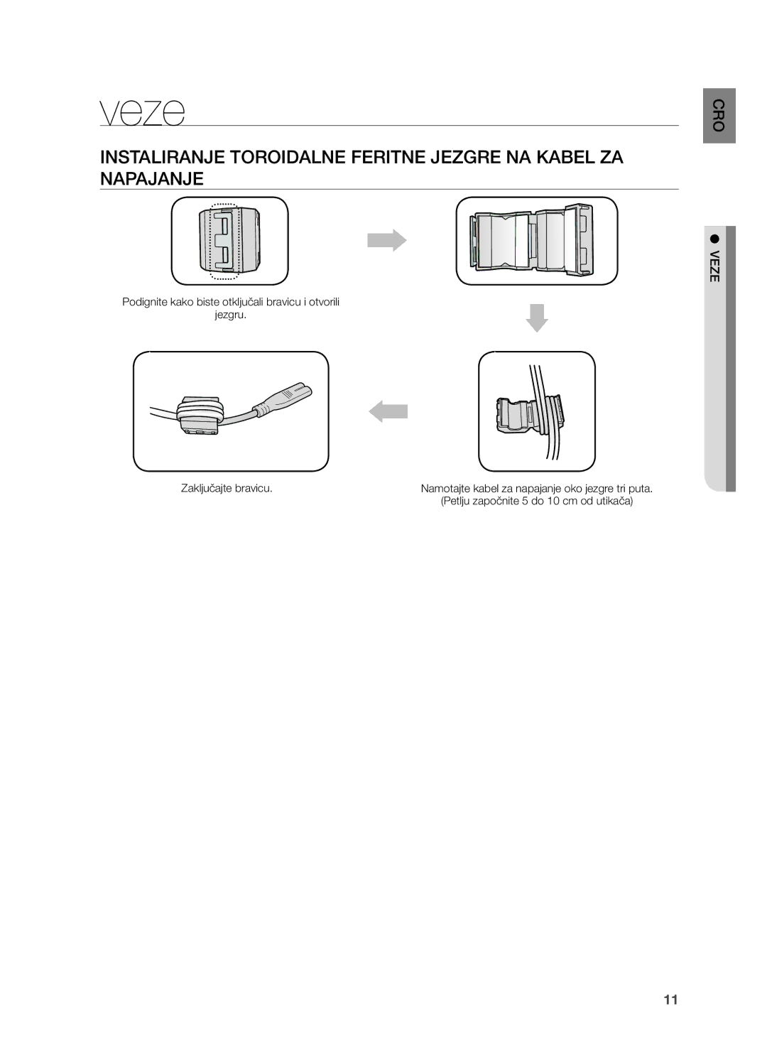 Samsung DA-E751/EN, DA-E750/EN manual Veze, VeZe 