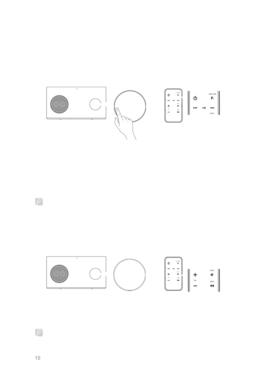 Samsung DA-E750/RU manual ВКЛЮЧЕНИЕ/ВЫКЛЮЧЕНИЕ Питания, Регулировка Громкости, Или, 10 ограничена 