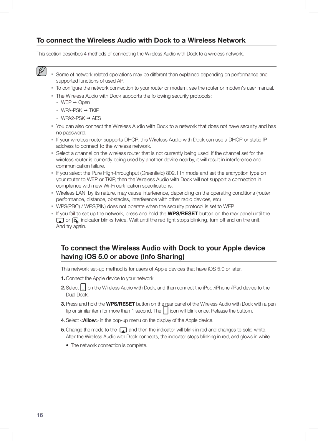 Samsung DA-E750/XV manual WPA-PSK Tkip WPA2-PSK AES, Network connection is complete 