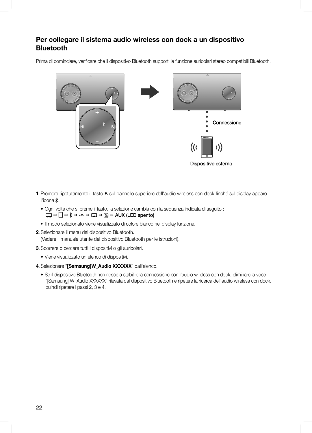 Samsung DA-E750/ZF manual Dock 