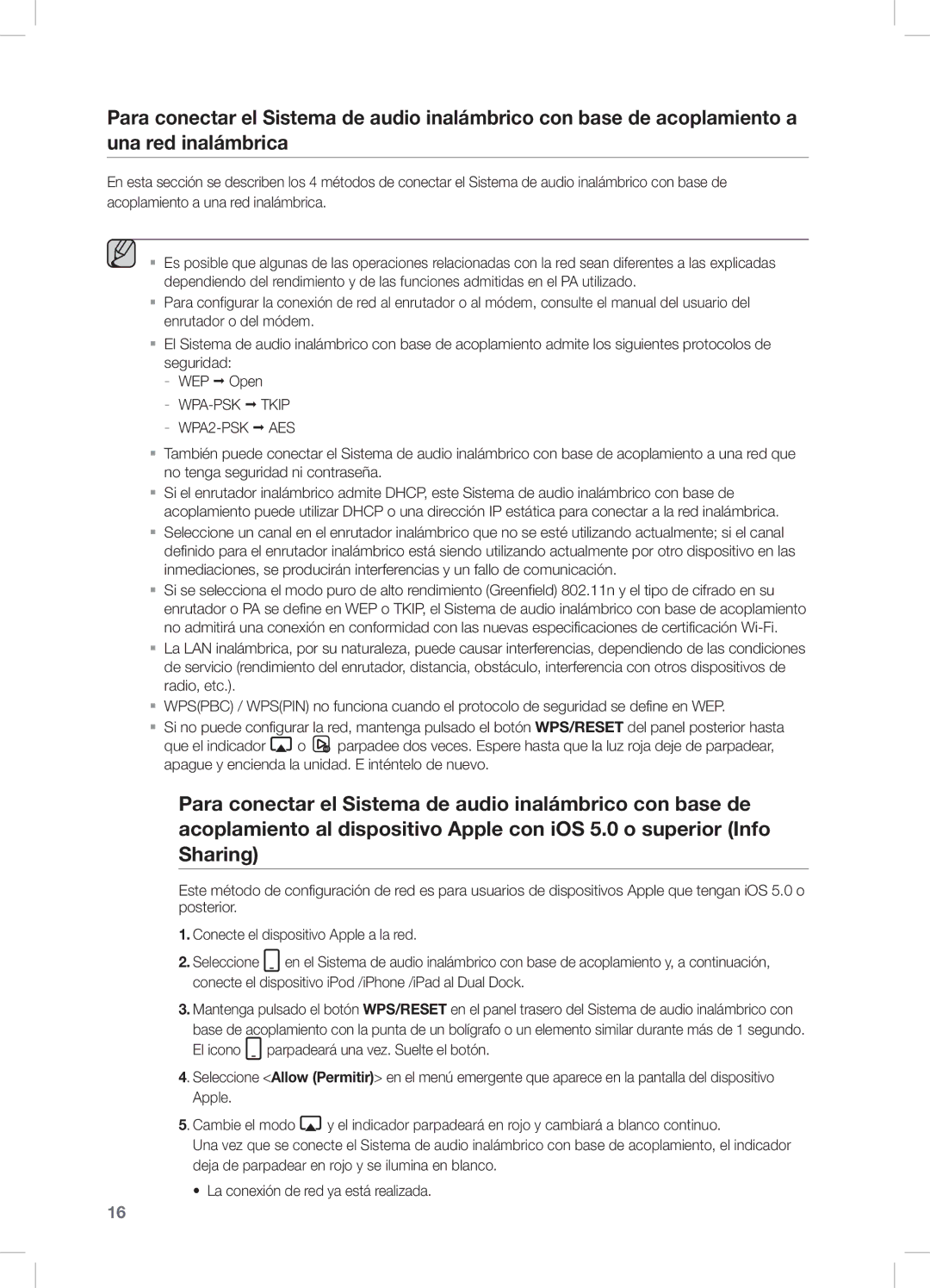 Samsung DA-E750/ZF manual WPA-PSK Tkip WPA2-PSK AES 