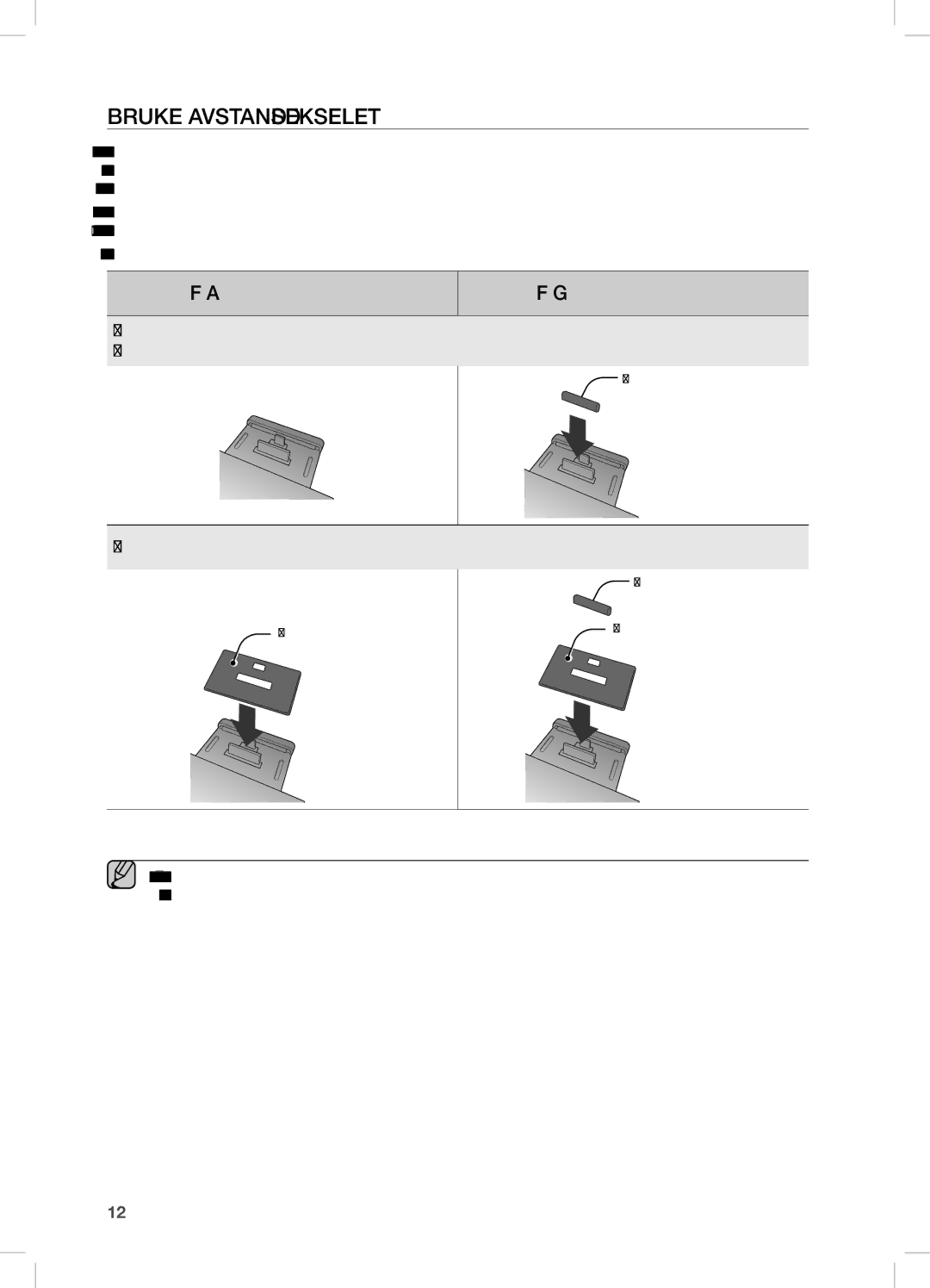 Samsung DA-E751/XE, DA-E750/XE manual BRUKe AVsTAnDsDeKseLeT, For Apple-brukere For Galaxy-brukere 