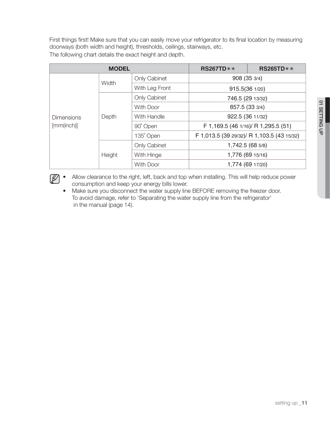 Samsung DA68-01890Q user manual Model 