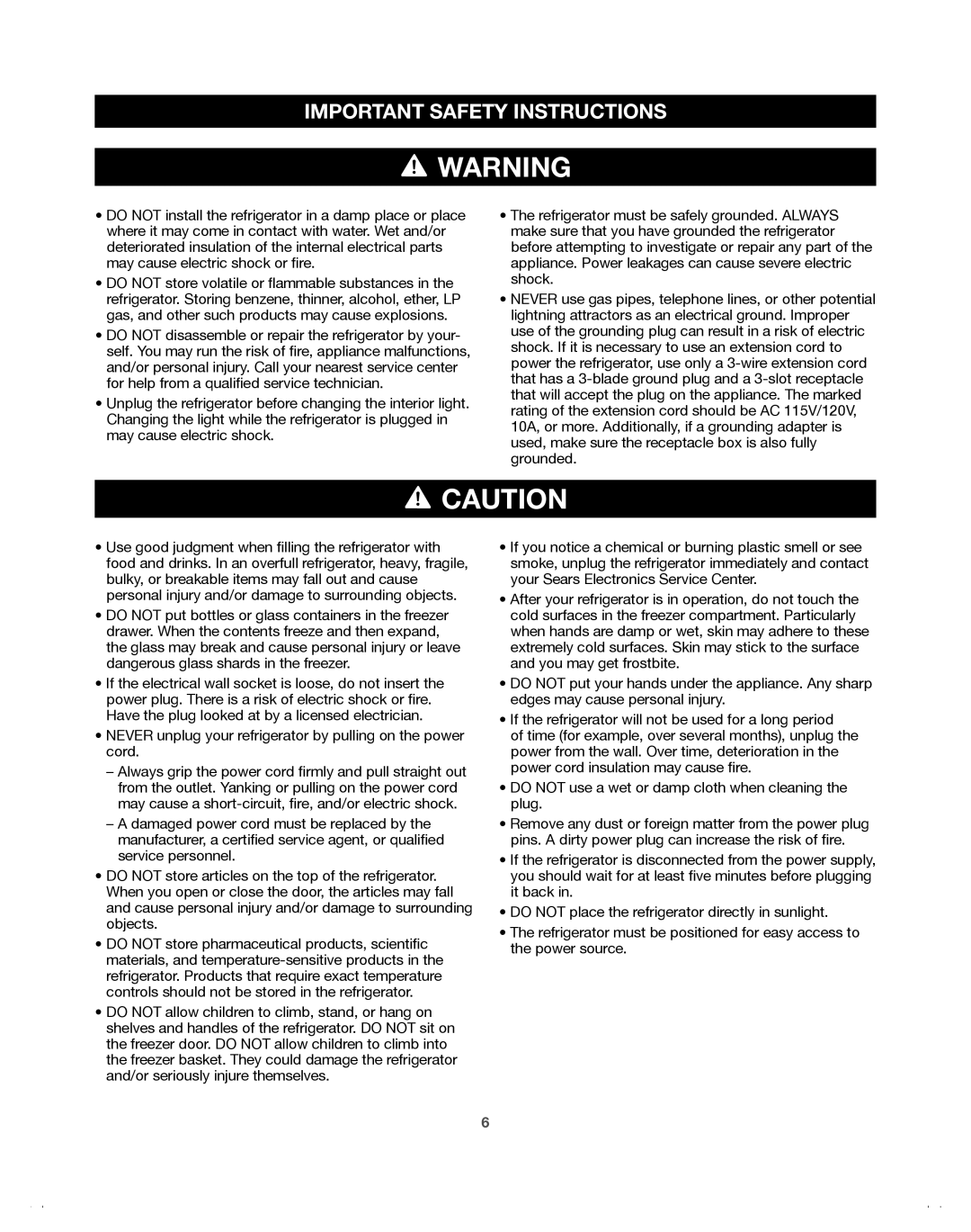 Samsung 65609, DA68-01921A, 65602, 65612, 65603, 65619, 65613 manual Important Safety Instructions 