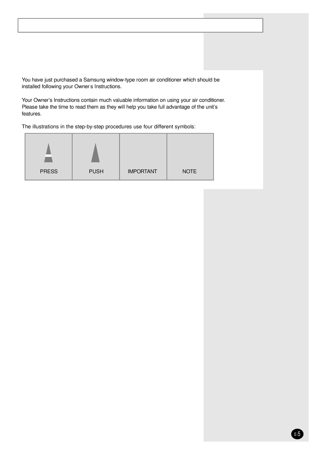 Samsung AW 050BM, DB98-17031A(5), AW 050DM manual Getting Started 