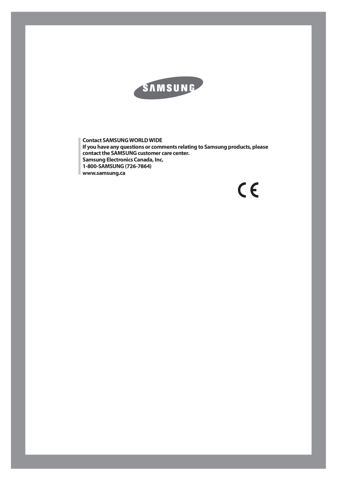 Samsung DC68-02347B-EN owner manual 