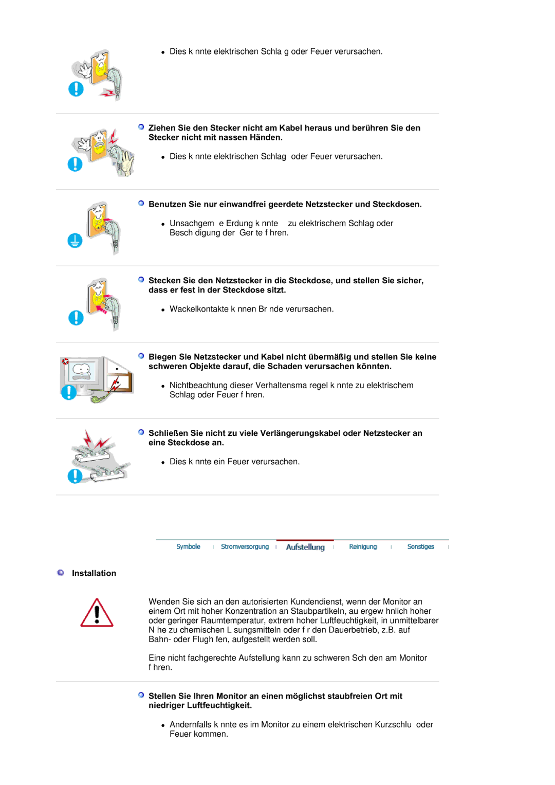 Samsung GS19ESSS/EDC, DE17PSQAQ/EDC manual Installation 