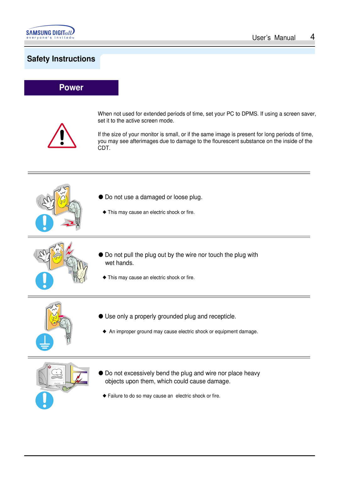 Samsung 755DFX manual Power 