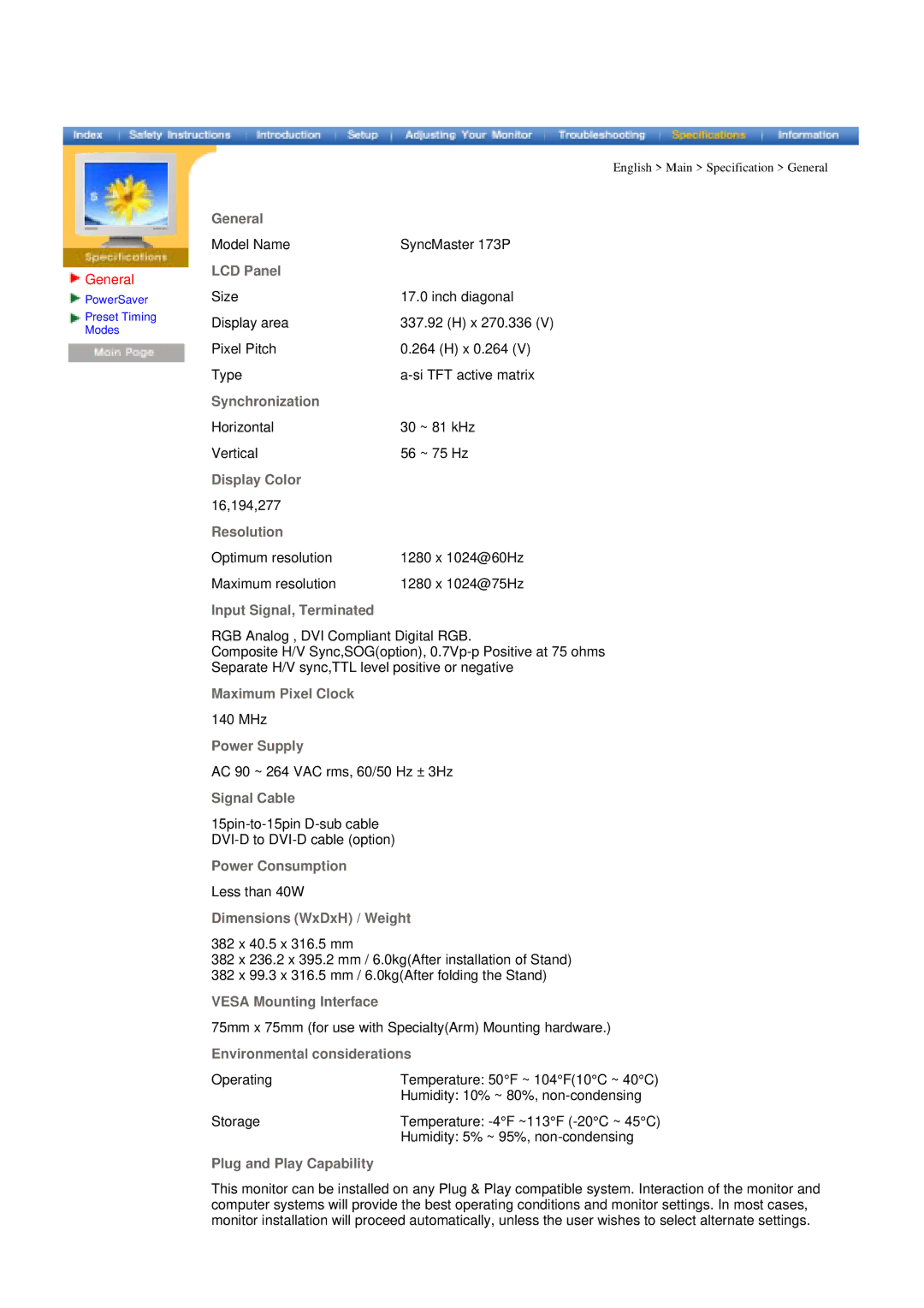 Samsung DI19PSQAQ/EDC, DI19PSQTV/EDC, DI19PSQRV/XSJ, DI17PSQRV/EDC, DI17PSQJV/EDC manual General, Input Signal, Terminated 