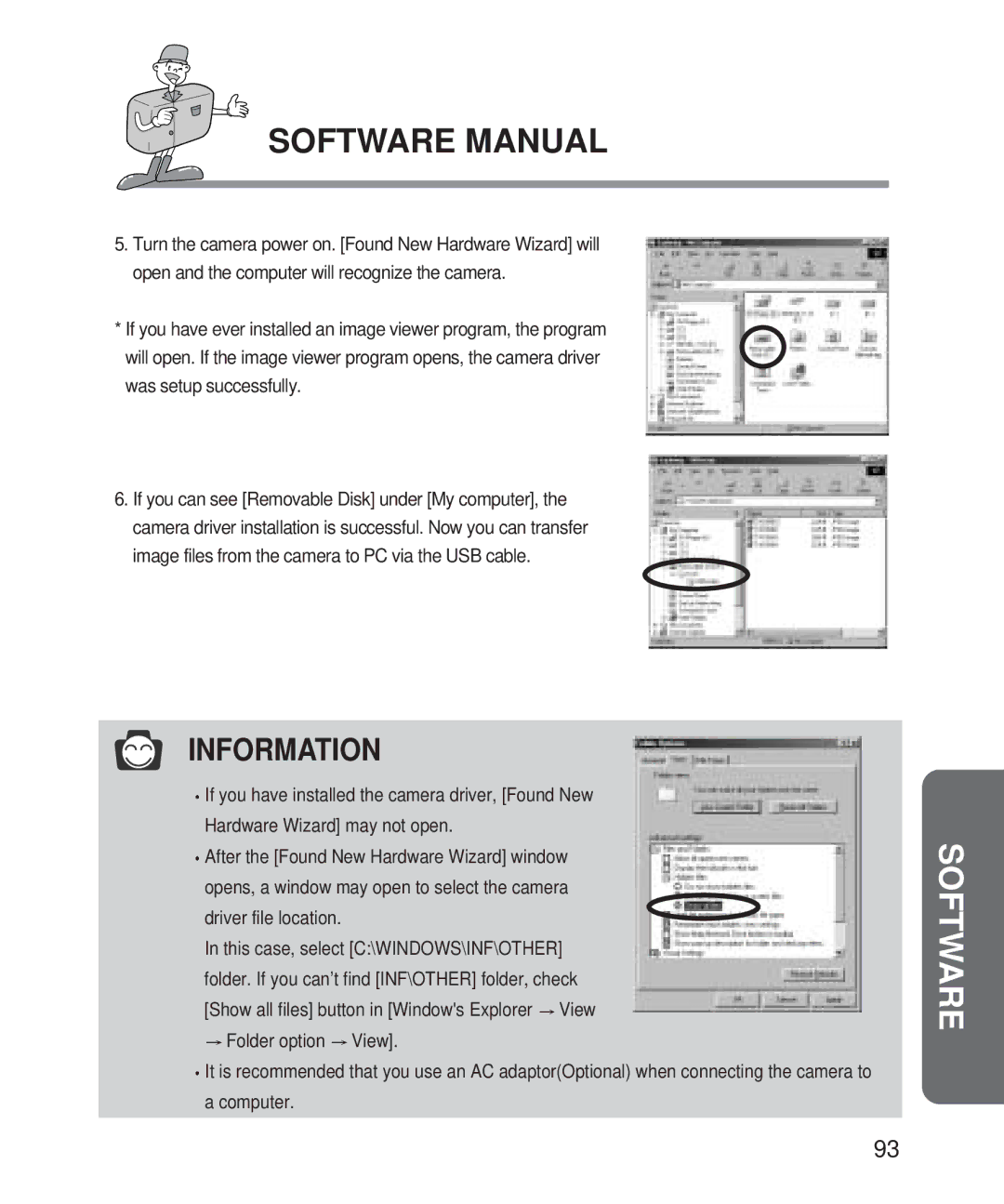 Samsung Digimax 101 manual Information 