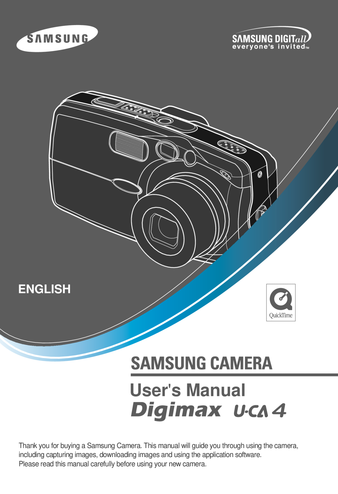 Samsung Digimax U-CA user manual English, Users Manual 
