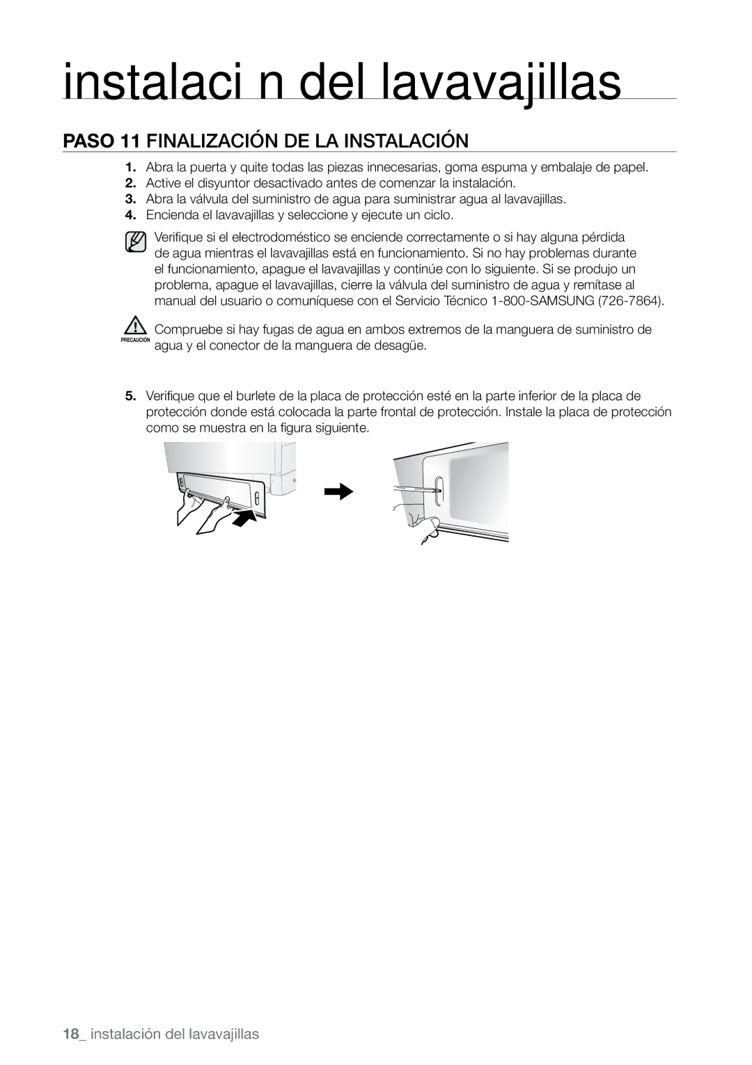 Samsung DMR78, DMR57, DMR77 manual Paso 11 Finalización de la instalación 