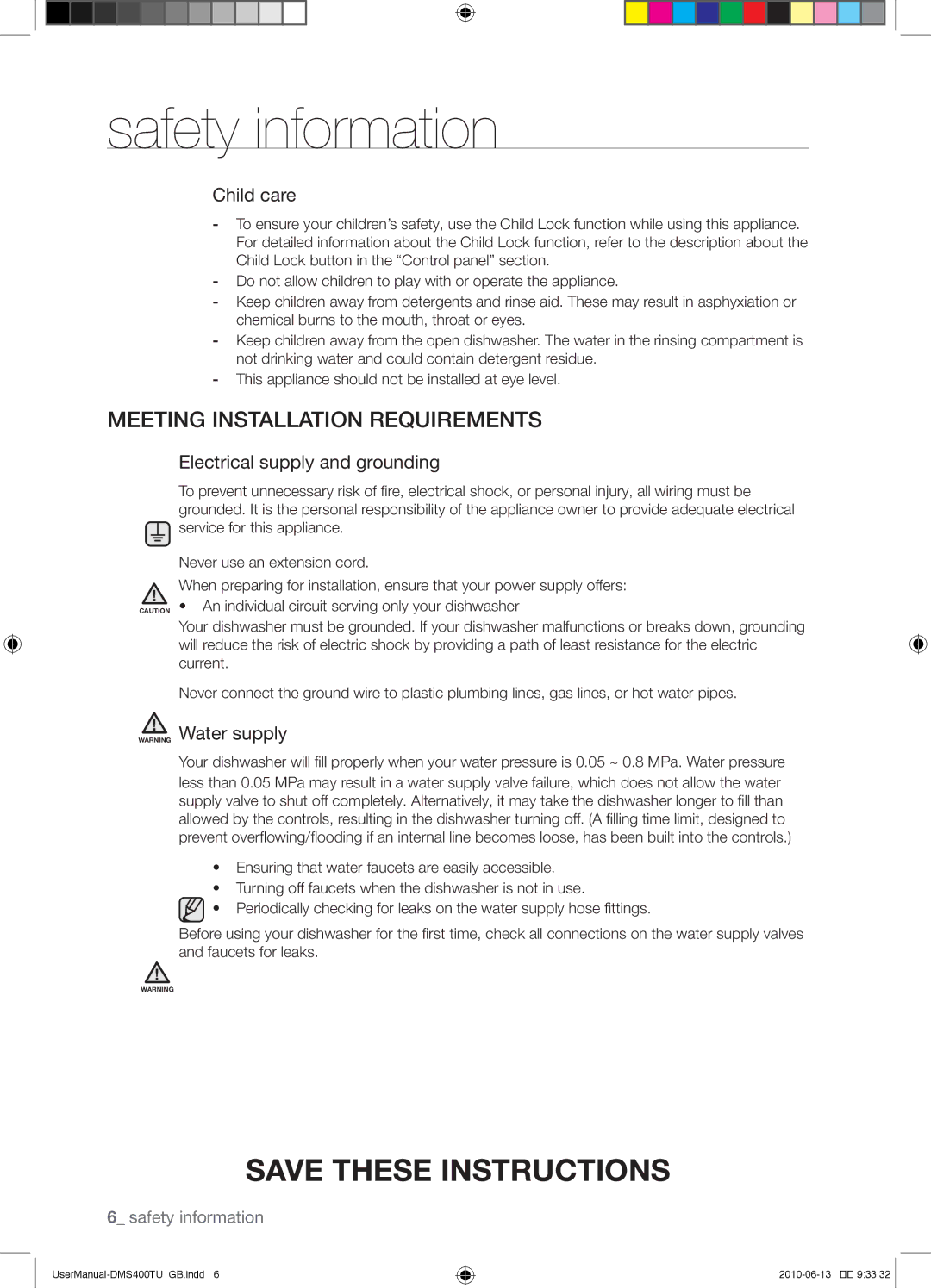 Samsung DMS400TUB/XEO manual Meeting Installation Requirements 