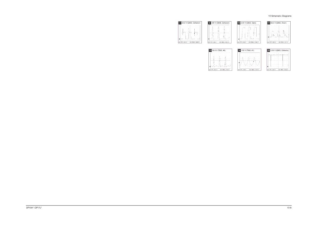 Samsung DP17LS/LT, DP15HS/HT manual DP15H*/DP17L 10-8 