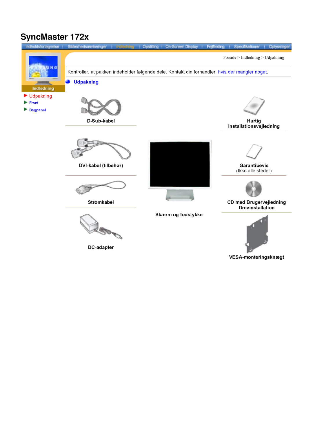 Samsung DS17BSDS/EDC, DS15ASDS/EDC manual Ikke alle steder 