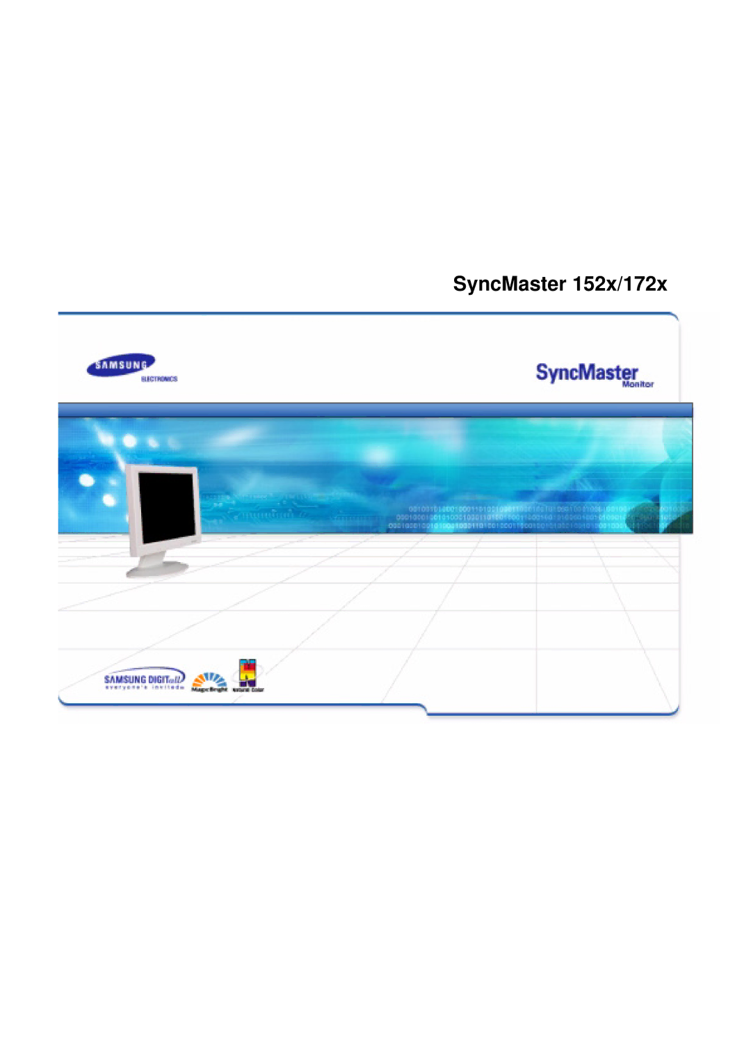 Samsung DS17BSDS/EDC manual SyncMaster 152x/172x 