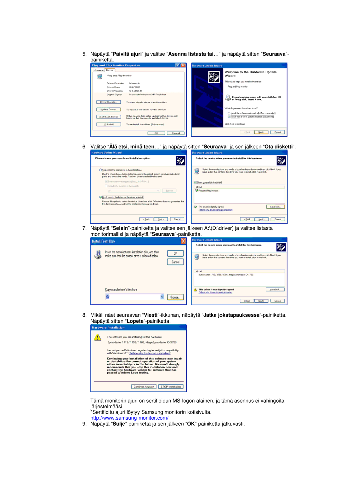 Samsung DS17BSDS/EDC, DS15ASDS/EDC manual 