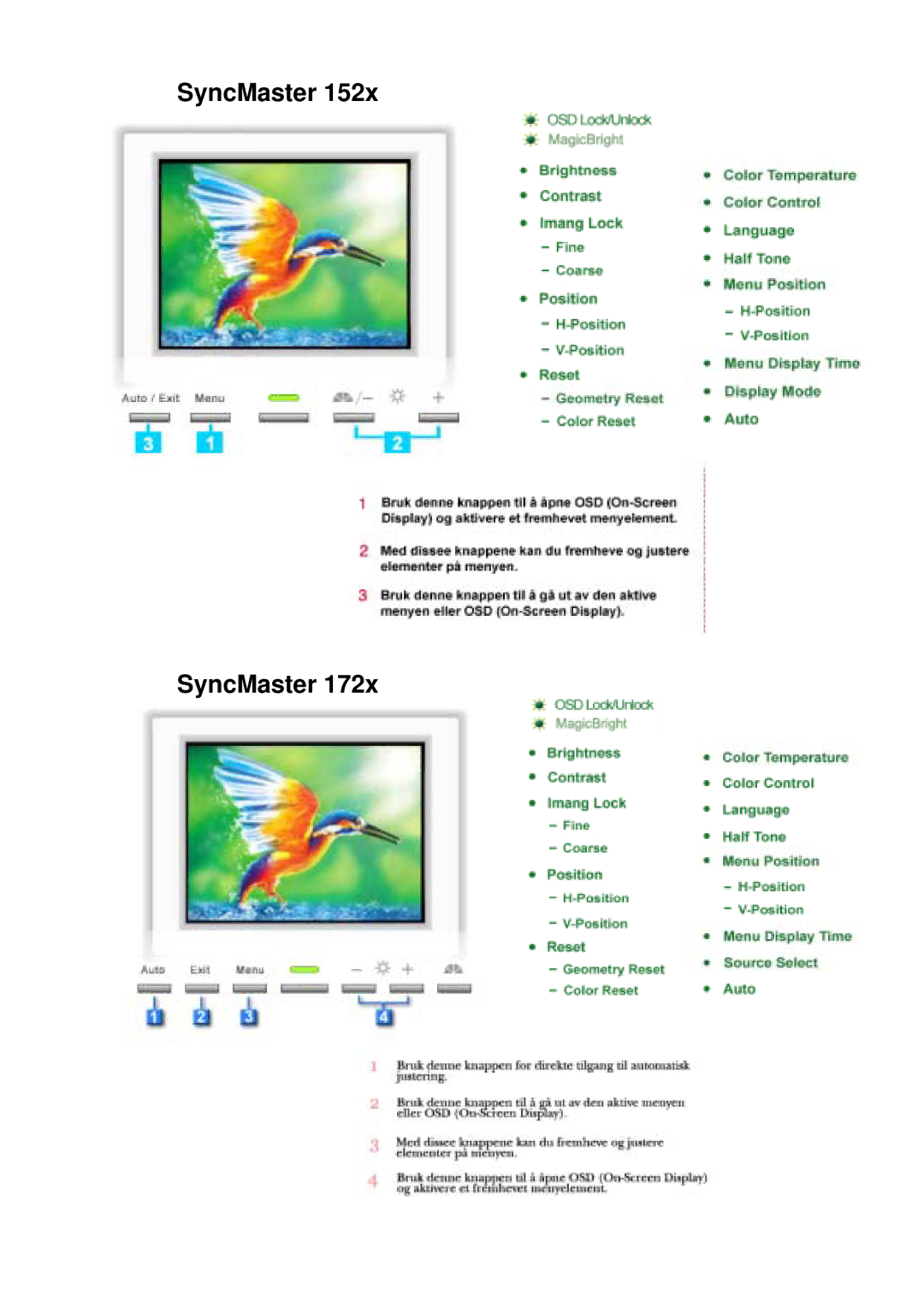 Samsung DS17BSDS/EDC, DS15ASDS/EDC manual SyncMaster 