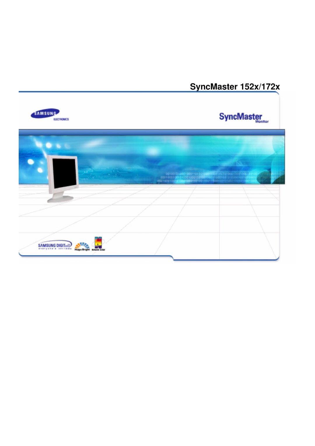 Samsung DS17BSDS/EDC manual SyncMaster 152x/172x 